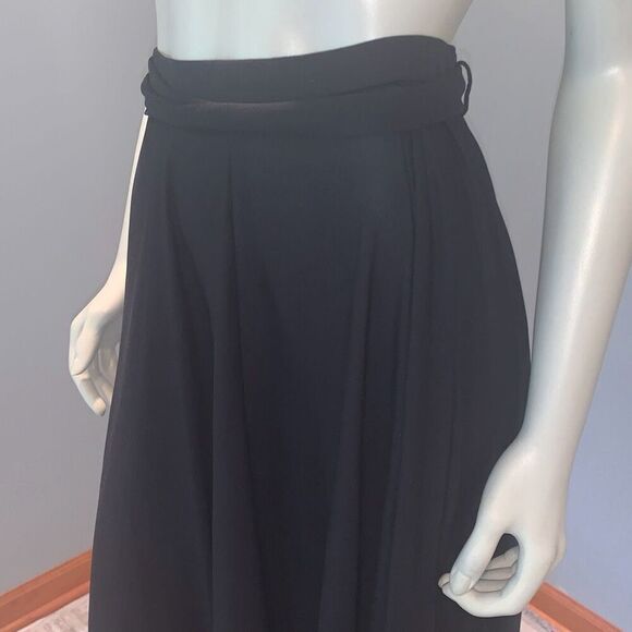 Vintage Black Maxi Skirt by Koret of California | Long Full Black Skirt | Label - Picture 4 of 15